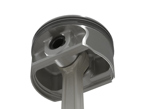 piston cutaway 3d model - Piston by V3DZ