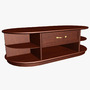 oblong oval coffee table dxf