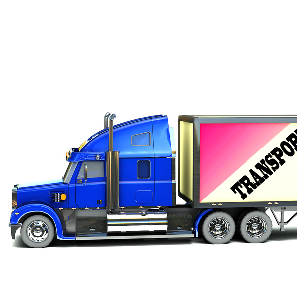 freightliner coronado truck 3d model - Freightliner Coronado truck by Sandu_Bublic