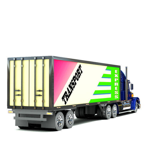 freightliner coronado truck 3d model - Freightliner Coronado truck by Sandu_Bublic