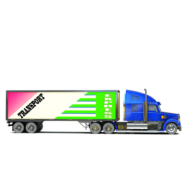 freightliner coronado truck 3d model - Freightliner Coronado truck by Sandu_Bublic