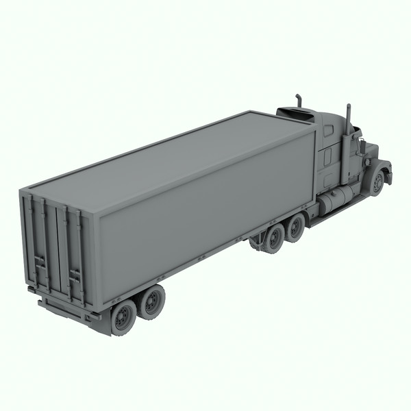 freightliner coronado truck 3d model - Freightliner Coronado truck by Sandu_Bublic