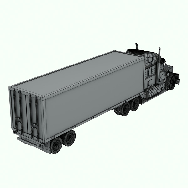 freightliner coronado truck 3d model - Freightliner Coronado truck by Sandu_Bublic