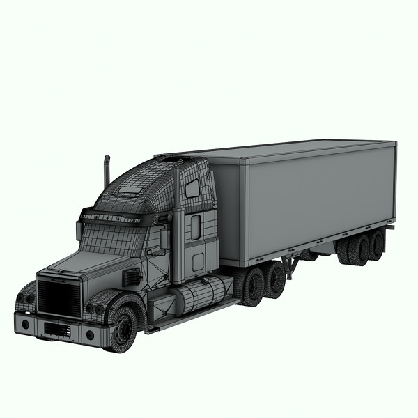 freightliner coronado truck 3d model - Freightliner Coronado truck by Sandu_Bublic
