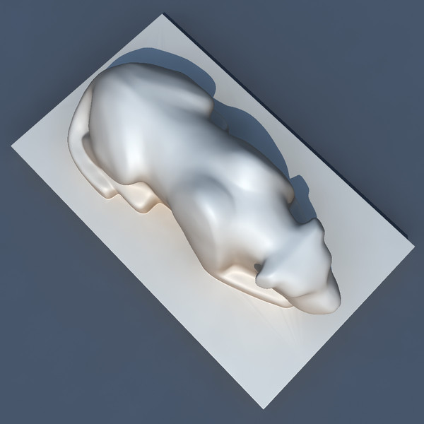 stylized dog 3d max - Dog by voronart