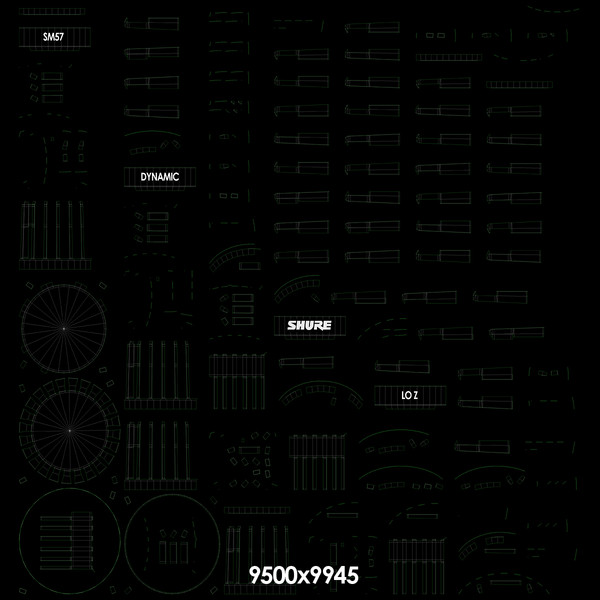3d max shure sm57 microphone 1 - Shure SM57 Microphone(1) by NRG_3D