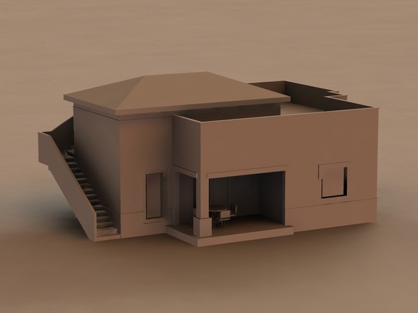 villa 3d model - Villa 01 by wilky3d