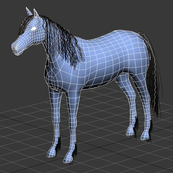 brown horse max - Horse by QLEE