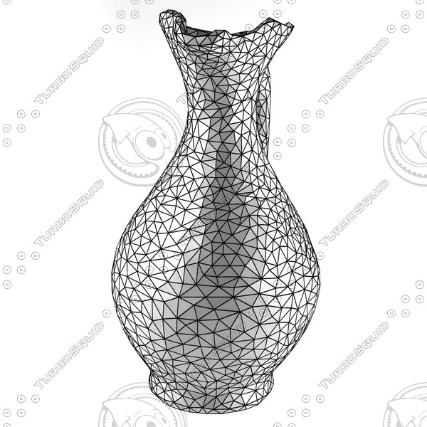 ceramic jug handle 3d model - Ceramic jug with handle by edikm1