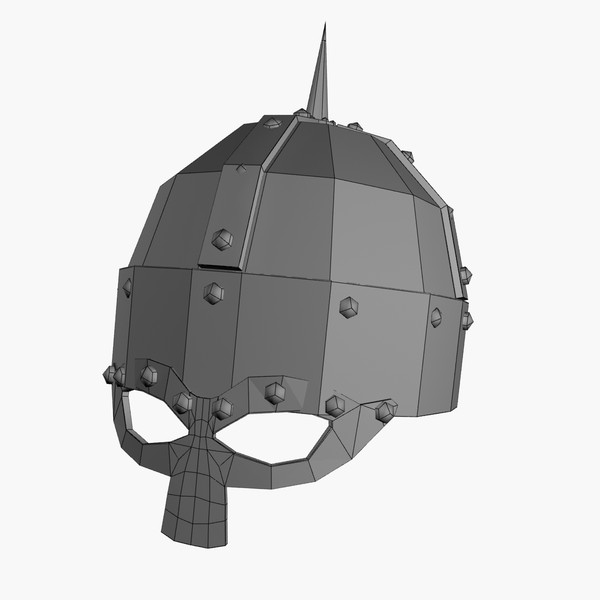 viking helmet 3d max - VikingHelmet by kulichd