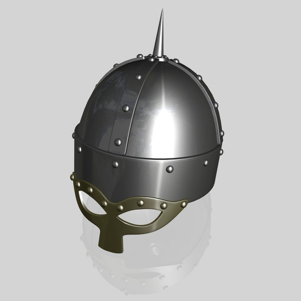 viking helmet 3d max - VikingHelmet by kulichd