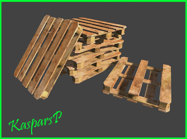 palette 3d model - Palettes by KasparsP