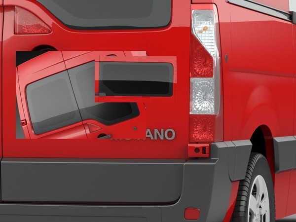 max opel movano van - Opel Movano Panel Van by fisherman3d