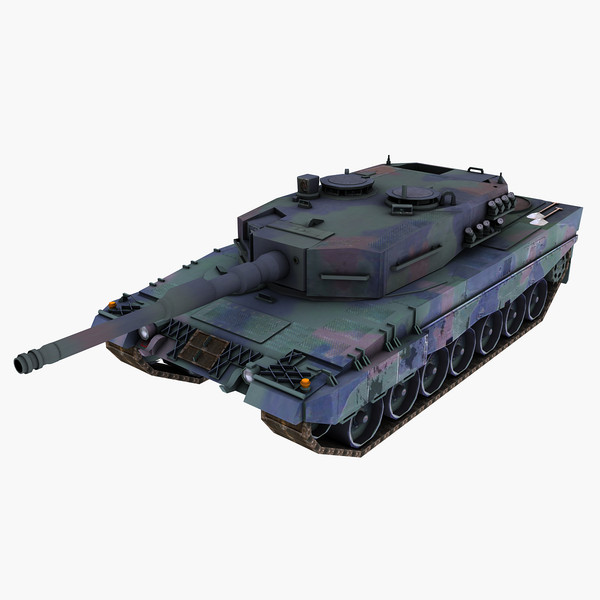 leopard 2a4 main battle tank 3d model - Leopard2A4 by GARYOSAVAN
