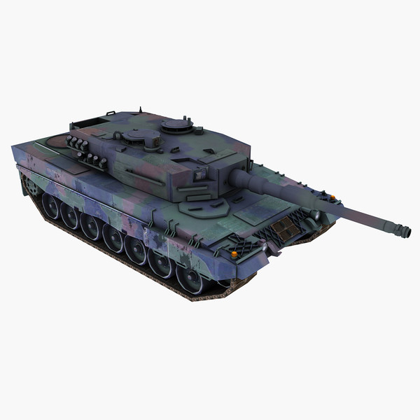 leopard 2a4 main battle tank 3d model - Leopard2A4 by GARYOSAVAN