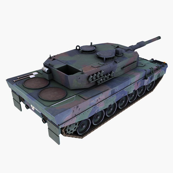 leopard 2a4 main battle tank 3d model - Leopard2A4 by GARYOSAVAN