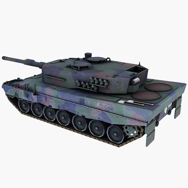 leopard 2a4 main battle tank 3d model - Leopard2A4 by GARYOSAVAN