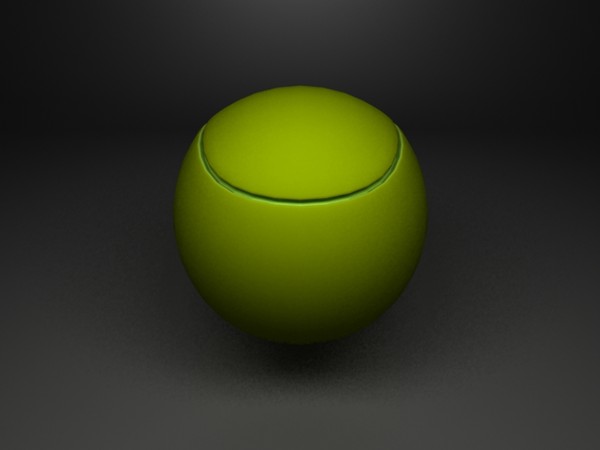 3d model tennis ball - tennis ball by alexey140