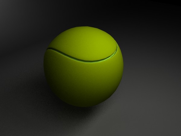 3d model tennis ball - tennis ball by alexey140