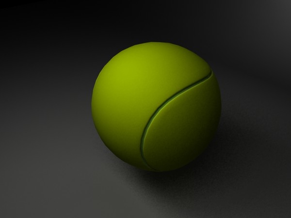 3d model tennis ball - tennis ball by alexey140