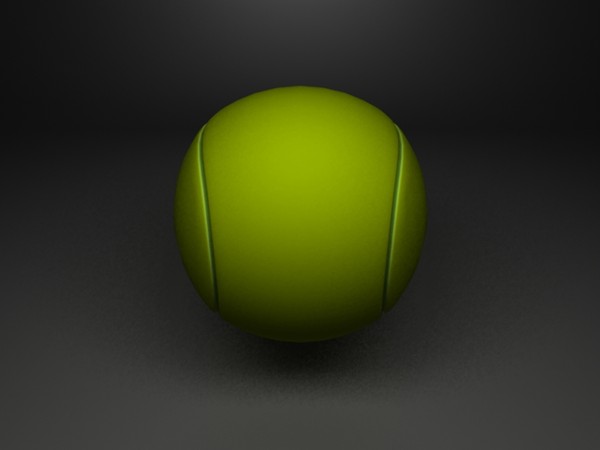 3d model tennis ball - tennis ball by alexey140