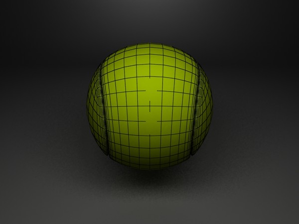 3d model tennis ball - tennis ball by alexey140