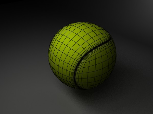 3d model tennis ball - tennis ball by alexey140