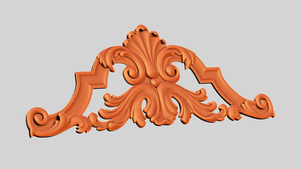 maya 3d-model decorative - basrelief1 by aljasib