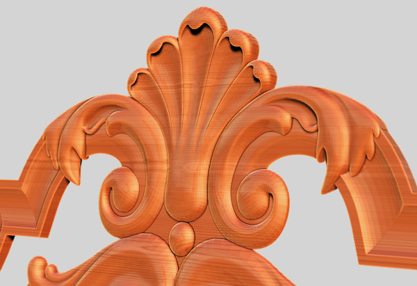 maya 3d-model decorative - basrelief1 by aljasib