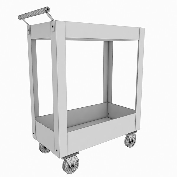 utility cart tools 3d max - Utility Cart... by redline_or_nothing