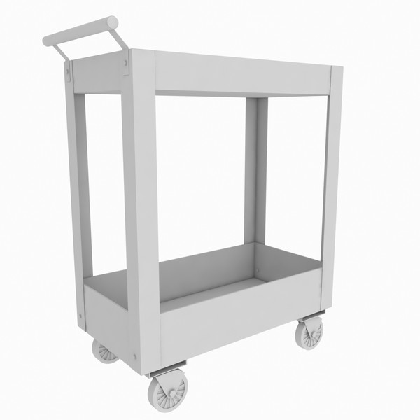 utility cart tools 3d max - Utility Cart... by redline_or_nothing