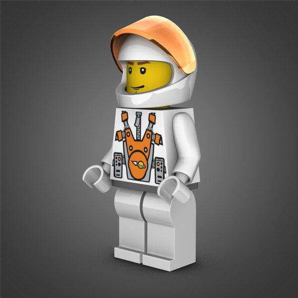 3d lego mars mission - Lego Mars Mission Astronaut by NesAn Studio