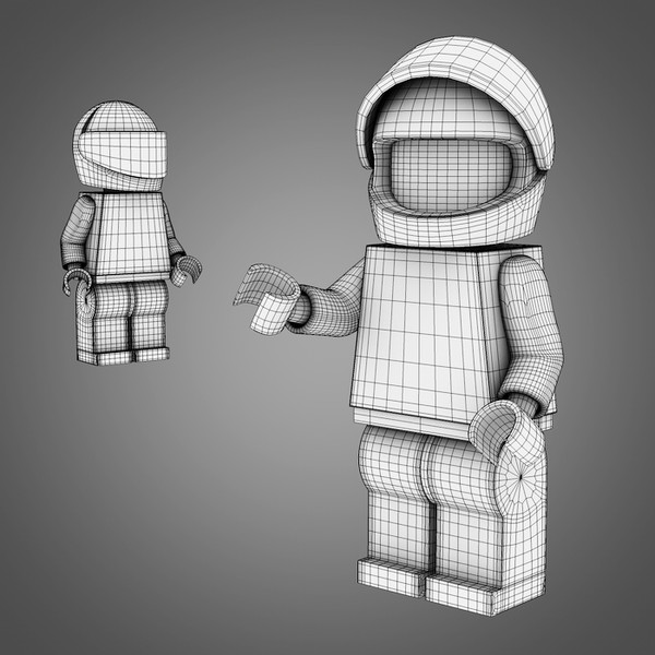 3d lego mars mission - Lego Mars Mission Astronaut by NesAn Studio
