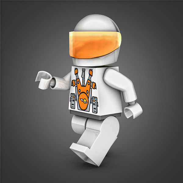 3d lego mars mission - Lego Mars Mission Astronaut by NesAn Studio