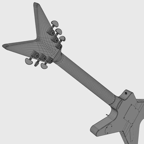 3d dean guitar - Dean Dimebag Darrell Guitar by Render Steel