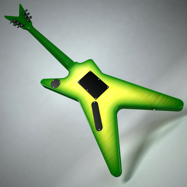 3d dean guitar - Dean Dimebag Darrell Guitar by Render Steel
