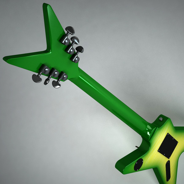 3d dean guitar - Dean Dimebag Darrell Guitar by Render Steel