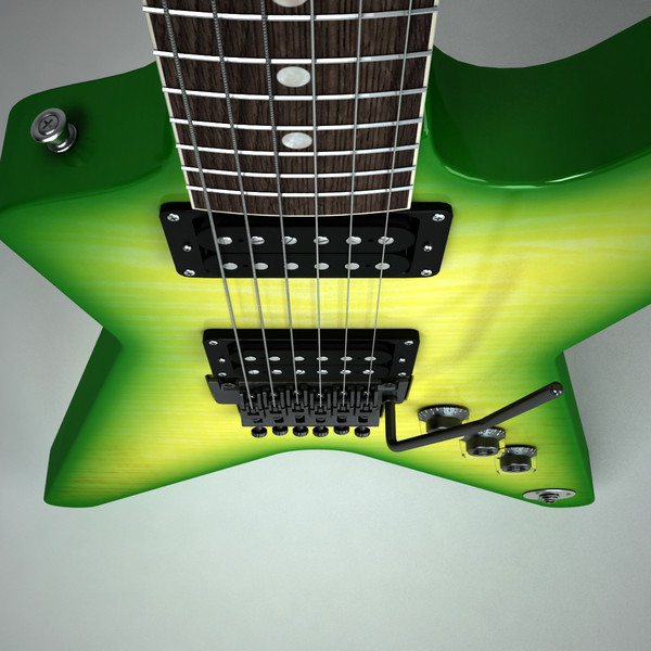 3d dean guitar - Dean Dimebag Darrell Guitar by Render Steel