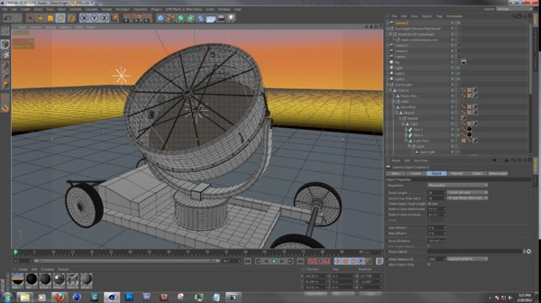 3d film spotlight - SearchLight_CA_med_poly by jnothing