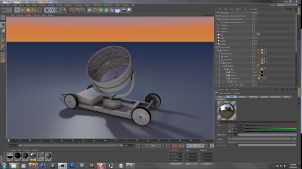 3d film spotlight - SearchLight_CA_med_poly by jnothing