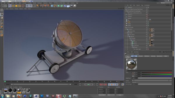 3d film spotlight - SearchLight_CA_med_poly by jnothing