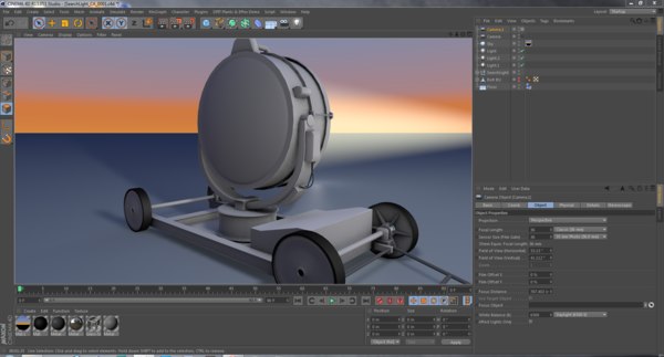 3d film spotlight - SearchLight_CA_med_poly by jnothing