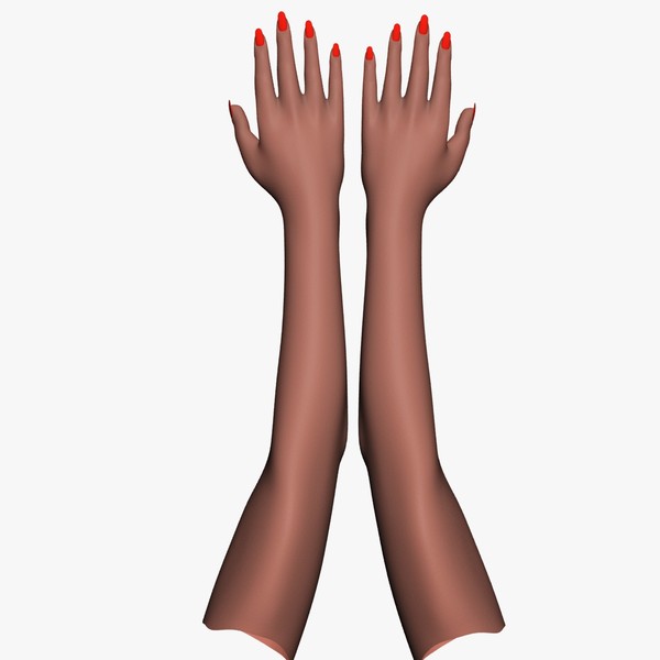 3ds max female hand arm - Female Arms by Alpha3DMax