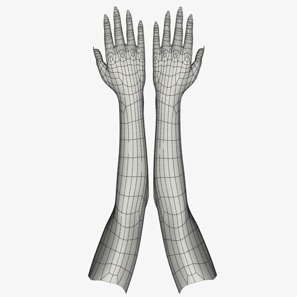 3ds max female hand arm - Female Arms by Alpha3DMax