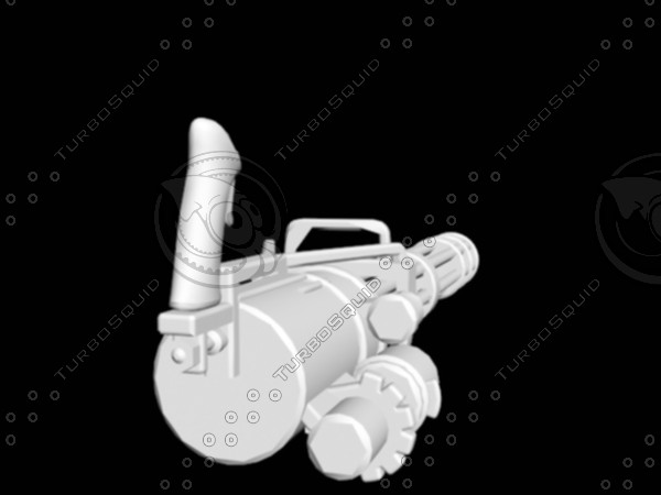 heavy minigun 3ds - minigun by mahmouddallah