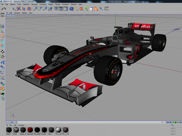 mclaren 27 2012 3d c4d - F1 McLaren MP4 27 2012... by dessga