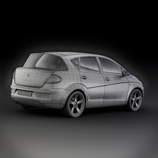3d model seat toledo iii 5p - Seat Toledo III 5p by RTEwork