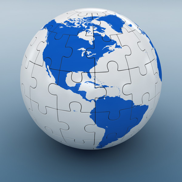 max puzzle globe world - Puzzle Globe by HDPoly