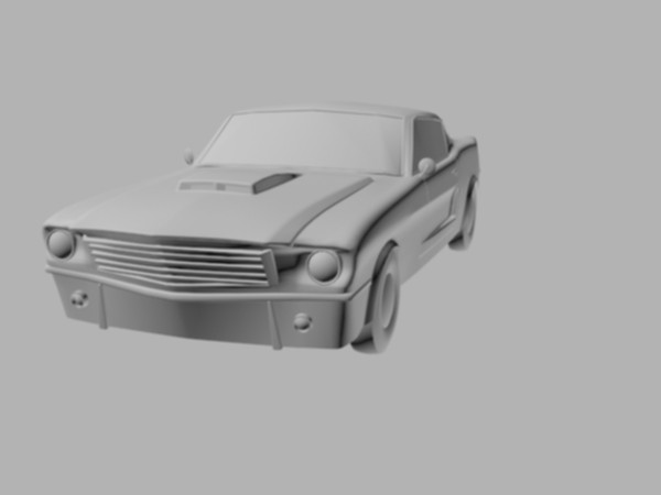3dsmax mustang shelby - mustang shelby lowpoly by systemerror
