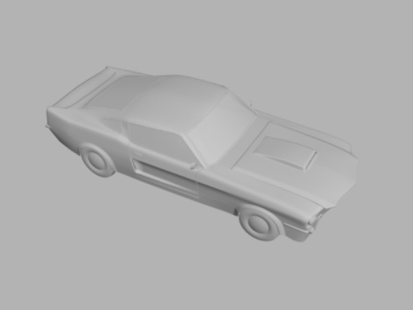 3dsmax mustang shelby - mustang shelby lowpoly by systemerror